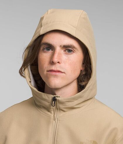THE NORTH FACE Mens Camden Thermal Hoodie, XXL, Khaki Stone Dark Heather in Saudi Arabia