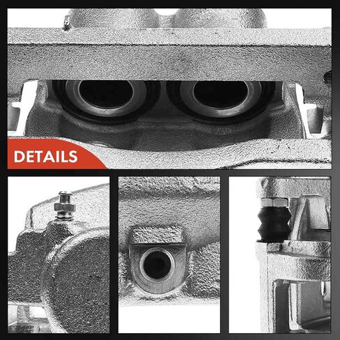 A-Premium Brake Caliper Assembly with Bracket Compatible with Select Chevy and GMC Models - Silverado 1500/Sierra 1500 2005-2007, Yukon Tahoe 2007-2008 - Front Left Driver Side in Saudi Arabia