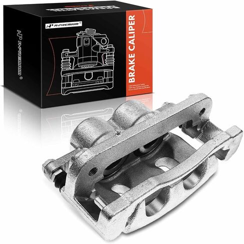 A-Premium Brake Caliper Assembly with Bracket Compatible with Select Chevy and GMC Models - Silverado 1500/Sierra 1500 2005-2007, Yukon Tahoe 2007-2008 - Front Left Driver Side in Saudi Arabia