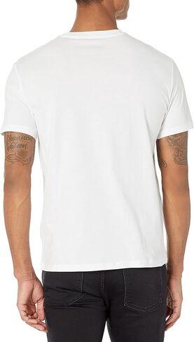 Armani Exchange Men's Building Outline Embroidered Logo T-Shirt in Saudi Arabia