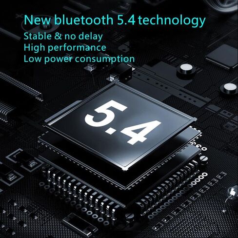 سماعة أذن بلوتوث لاسلكية من IHAO، سماعة أذن مزدوجة بخاصية إلغاء الضوضاء، ميكروفون غير مؤلم مفتوح الأذن بدون استخدام اليدين، صوت ستيريو يسار/يمين قابل للتغيير، سماعات أذن بخطاف للقيادة/العمل/صالة الألعاب الرياضية in Kuwait