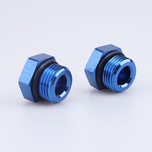 -16 AN Aluminum Male Plug with 16AN O Ring Black in Saudi Arabia