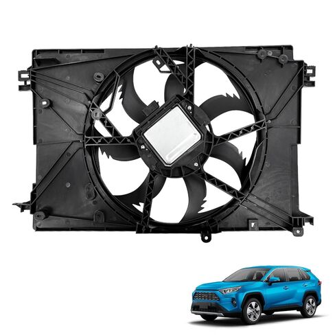 16360F0060 مروحة تبريد الرادياتير متوافقة مع 2019-2021 Toyota RAV4/ 2021 Toyota Venza/ 2023 Toyota Crown 2.5L استبدال # 16360-F0060 TO3115208 in Kuwait