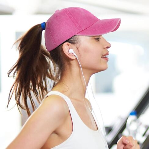 Ponytail Hats for Women - Distressed Hat with Ponytail Hole for Women Baseball Cap in Kuwait