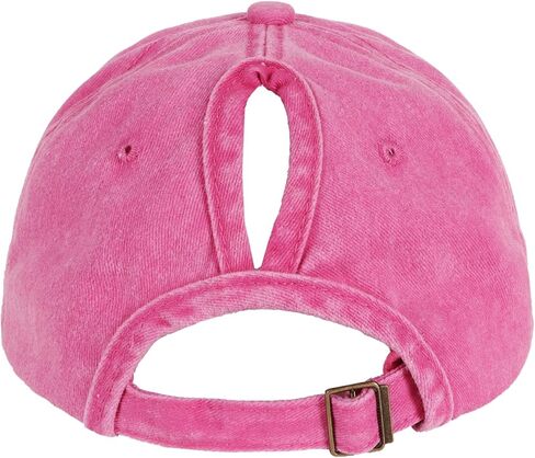 Ponytail Hats for Women - Distressed Hat with Ponytail Hole for Women Baseball Cap in Kuwait