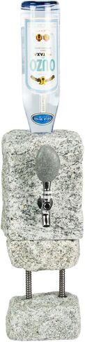 Compact Stone Display Stand - Small Granite Pedestal for Drink Dispenser Natural Color Variation in Saudi Arabia