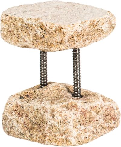 Compact Stone Display Stand - Small Granite Pedestal for Drink Dispenser Natural Color Variation in Saudi Arabia