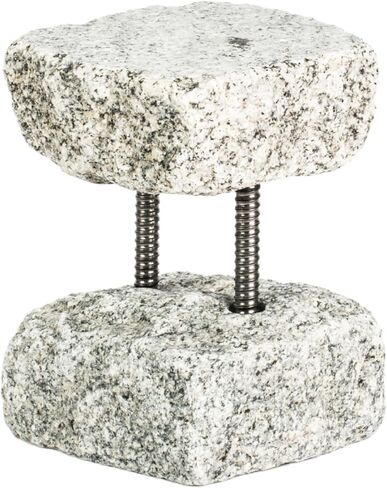 Compact Stone Display Stand - Small Granite Pedestal for Drink Dispenser Natural Color Variation in Saudi Arabia
