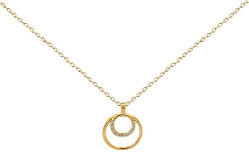 MUSTHAVE Dear Besite 18K Gold Plated Necklace with message card, yellow gold color, Anchor Chain, Best Gift Necklace, Size 16 inch + 2 inch Extender, Gift card, Round Heart Paw necklace in Kuwait