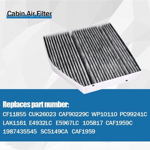 فلتر هواء المقصورة CF11855 CUK26023 CAF90229C WP10110 PC99241C يناسب AMG GT 43 GT 53 GT 63 GT 63 S C300 C350E C400 C43 C450 C63 C63 S CLS450 CLS53 E300 E400 E43 E450 E53 E63 S G550 G63 GLC in Kuwait