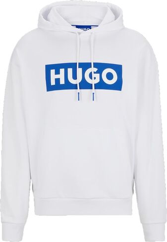 سويت شيرت بقلنسوة من القطن بشعار الماركة للرجال من HUGO in Saudi Arabia