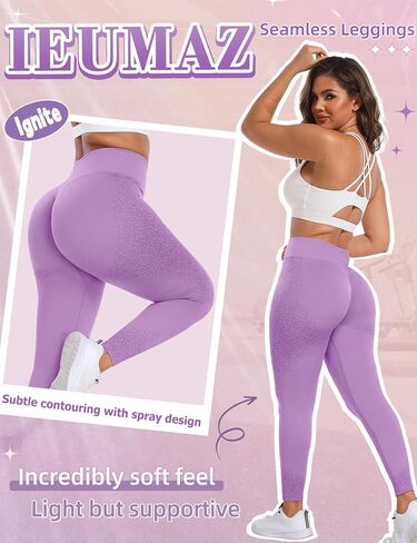 Ignite Workout Leggings Scrunch Butt Lifting Leggings for Women Gym Leggings Seamless Leggings Tummy Control Yoga Pant in Saudi Arabia