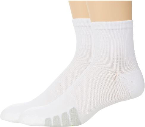 Eurosock Bike Quarter Compression 2-Pack - Unisex Socks - Padded Forefoot - Elastic Ankle Arch - Padded Heel in Saudi Arabia