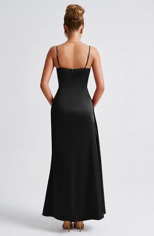 Memoriesea Women's Sleeveless Bodycon Spaghetti Strap Ruched Evening Party Maxi Dress in Kuwait