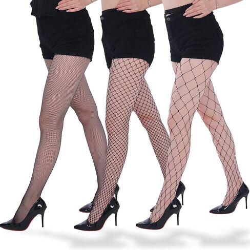 Sparkly Rhinestone Fishnets Tights Glitter Fishnets Sparkly Pantyhose Sparkly Fishnets Stockings for Women in Kuwait