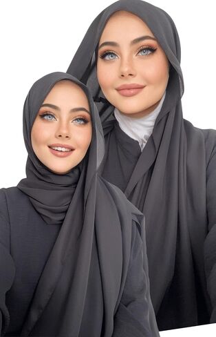 Crepe Chiffon Hijab, Crepe Instant Style, Muslim hijab, easy hijab, ready to wear hijab, one piece hijab in Saudi Arabia