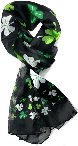 Plum Feathers Holiday Prints, Valentine's, St. Patricks, Mardi Gras Patterns Satin Scarf in Saudi Arabia