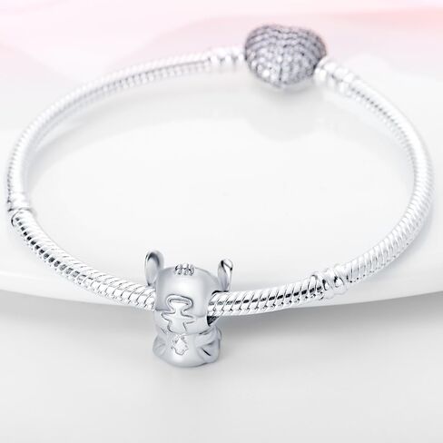 Film Cartoon 925 Sterling Silver Charms Iron Cool Man Golden Bear Spider Bead Charms fit Women Bracelets Necklace, Mother's Day Birthday Christmas Jewelry Collection Gifts in Saudi Arabia