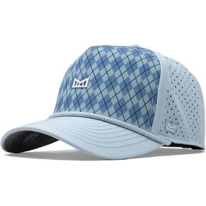 melin Odyssey Links Hydro, Water-Resistant Fitted Baseball Caps for Men & Women, Golf, Running, or Workout Hat