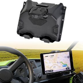 SAUTVS Electronic Device Tablet Phone Holder for Honda Pioneer 520 500, Adjustable Navigator GPS Tablet Phone Mount with Extra Storage Box for Honda Pioneer 520 2021-2025/500 2015-2023 Accessories