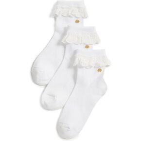 مجموعة Lele Sadoughi النسائية مكونة من 3 جوارب سيندي مكشكشة in Kuwait