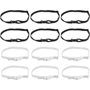 TENDYCOCO 20Pcs Adjustable Bow Tie Straps Useful Bow Tie Extension Straps Elastic Straps