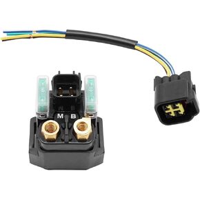 M MATI Starter Solenoid Relay & Plug for Yamaha Grizzly 700 Grizzly 550 Kodiak 700 2007-Up YFZ450R YFZ450X 2009-Up 3B4-81940-00-00 18P-81940-00-00