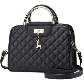I IHAYNER Purses and Handbags for Women Plaid Satchel Shoulder Bag Top Handle Tote Bag Zipper Crossbody Purse