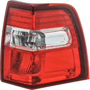 TRQ Right Rear Tail Light Assembly Compatible with 2007-2017 Ford Expedition
