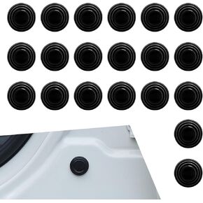 20 PCS Car Door Shockproof and Shock Absorbing Pads, Sound Insulation Buffer and Silencer Pads, Car Door Protectors, Universal for Most Cars (White)