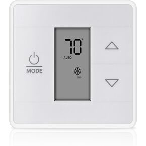 RV Wall Thermostat,3316250.7 RV Single Zone Wall Thermostat, Replacement for Dometic RV/Camper Air Conditioner, Digital Temperature Display, Three Input Areas, Bright Blue Backlight Self-Extinguishing