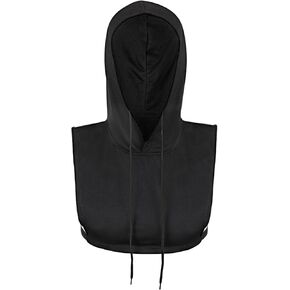 Hooded Fake Collar Detachable Half Blouse False Collar Dickey Collar for Women and Men