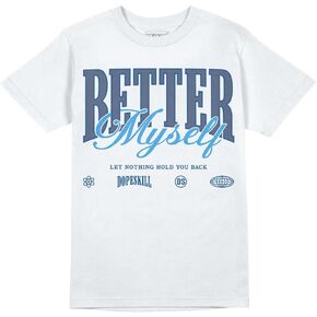 DopeSkill Graphic Tee Streetwear Hip Hop Hypebeast Unisex T-Shirt Sneaker Colour Matching Shirts Inspired Motivation Quotes in Kuwait