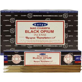 Satya Black Opium Incense Sticks