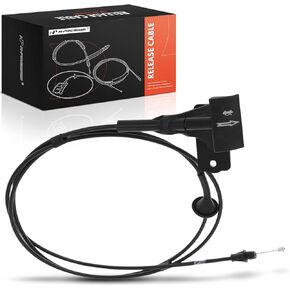 A-Premium Front Hood Latch Release Cable with Handle Compatible with Ford F-150 F150 2004-2008 & Lincoln Mark LT 2006-2008, 81 Inch, Replace# 4L3Z16916AAA