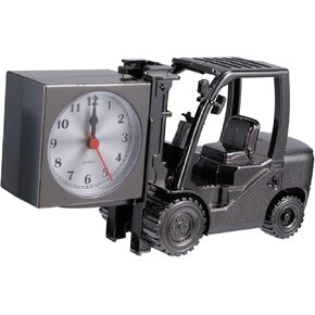 Alarm Clock Clocks Decor Ornament Forklift Desk Clock Retro Truck Model Clock Forklift Table Clock Housewarming Forklift Desktop Clock Old Fashioned Plastic Child Train