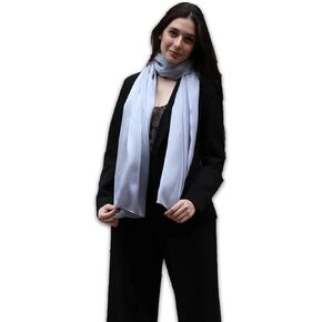 Trillion London® Spring Collection Plain Scarves | Silk Neck Scarf For Women | Ladies Lightweight Scarf Shawl Wraps