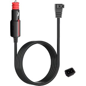 10900028 Threaded Socket Surface Mount Outlet With 10910076 DC Power Cord 2-PIN Connector Plug for Fridge Freezers 12 Volt Refrigerator Portable Refrigerator for 4WD 4x4 Camper Trailer Marine Boat