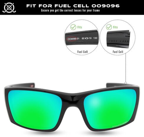 SOLODAD Replacement Lenses for Oakley Fuel Cell OO9096 Sunglasses Polarized in Saudi Arabia