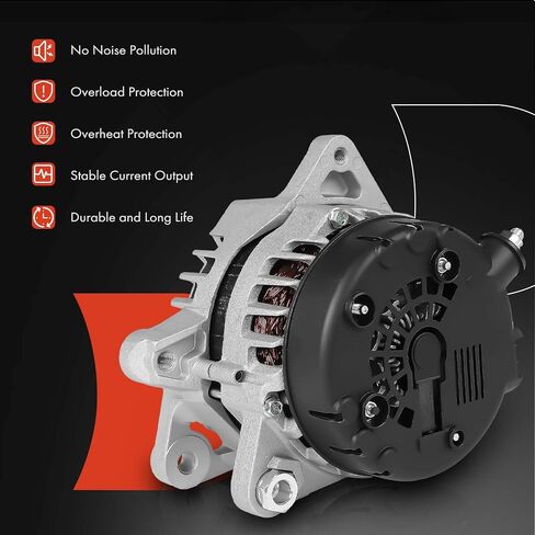 A-Premium Alternator Compatible with Kia Soul 2017-2019 & Hyundai Tucson 2016-2021, 2.0L, 12V 150A 6-Groove Pulley Clockwise, Replace# 2624670, 373002E820 in Saudi Arabia