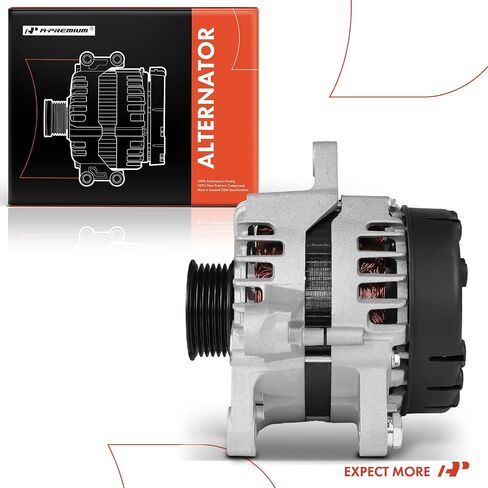 A-Premium Alternator Compatible with Kia Soul 2017-2019 & Hyundai Tucson 2016-2021, 2.0L, 12V 150A 6-Groove Pulley Clockwise, Replace# 2624670, 373002E820 in Saudi Arabia