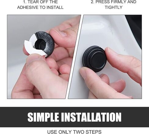 20 PCS Car Door Shockproof and Shock Absorbing Pads, Sound Insulation Buffer and Silencer Pads, Car Door Protectors, Universal for Most Cars (White) in Saudi Arabia