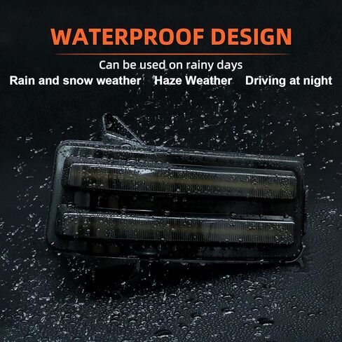 مرآة سحب جانبية مصباح إشارة الانعطاف 2020 2021 2022 2023 2024 لسيلفرادو/لسييرا 2500 3500 عدسة مدخنة مع أضواء كهرمانية ديناميكية قابلة للتحويل وأضواء الجري النهارية البيضاء وأضواء وقوف السيارات البيضاء in Kuwait