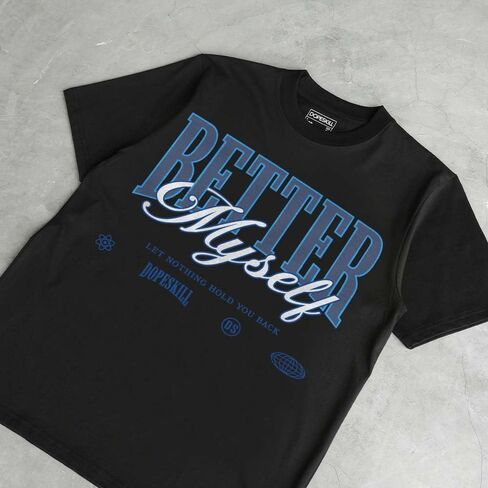 DopeSkill Graphic Tee Streetwear Hip Hop Hypebeast Unisex T-Shirt Sneaker Colour Matching Shirts Inspired Motivation Quotes in Kuwait