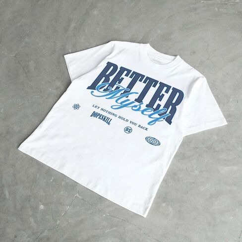 DopeSkill Graphic Tee Streetwear Hip Hop Hypebeast Unisex T-Shirt Sneaker Colour Matching Shirts Inspired Motivation Quotes in Kuwait