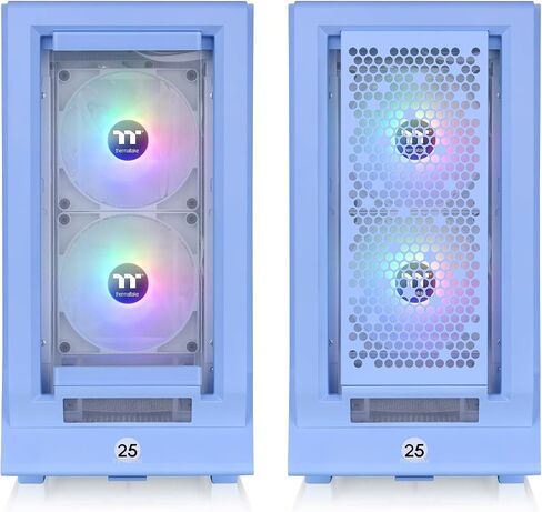 Thermaltake Ceres 350 MX/Matcha Green/Mid Tower/CT140 ARGB Fan*2/CT140 Fan*1/Mesh & TG اللوحة الأمامية/موصل مخفي MB/CA-1Z3-00MEWN-00 in Kuwait