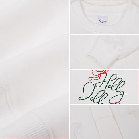 2025 Embroidered Graphic Sweatshirts for Women Teen Girls Cotton Hoodie Comfrt Casual Y2K Christmas Sweater in Saudi Arabia