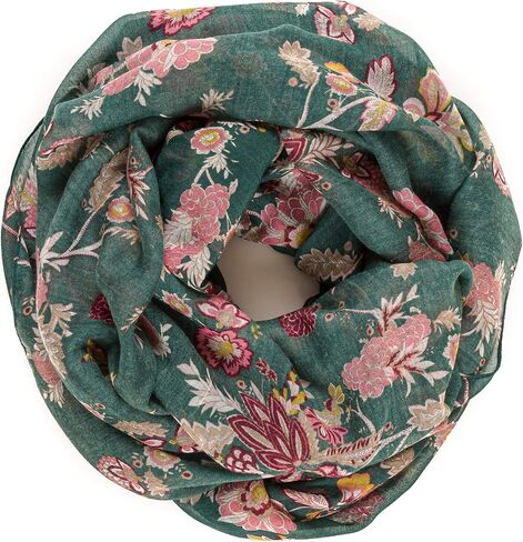 MIMOSITO Infinity Scarfs for Women Lightweight Floral Flower Fall Winter Fashion Wrap Shawl in Kuwait