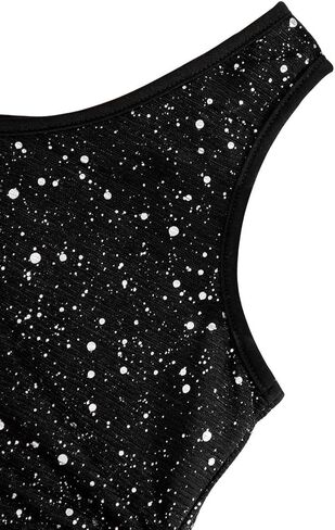 WDIRARA Girl's Sequin Asymmetrical Neck Sleeveless Party Bodycon Midi Dress in Saudi Arabia