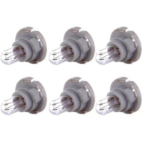 cciyu 6 Pack Warm White T5/T4.7 Neo Wedge Halogen A/C LED Light Bulbs
